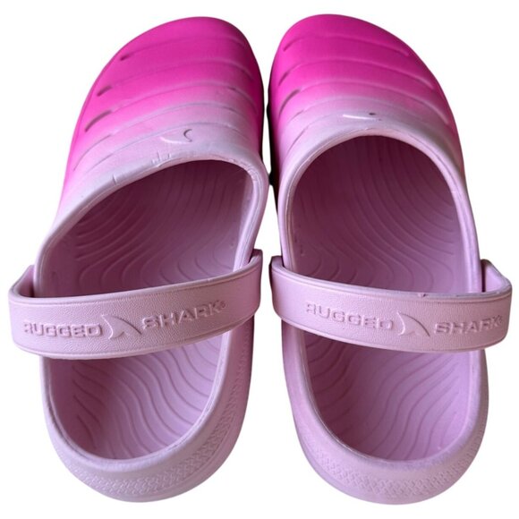 Rugged Shark Brand Pink Tie Dye Pattern Clog Shoes Adult Unisex Size 4/6 (READ) - Picture 4 of 16